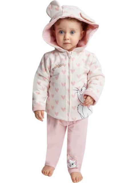 CONJUNTO TRAJE BEBA ROSA DISNEY BABY