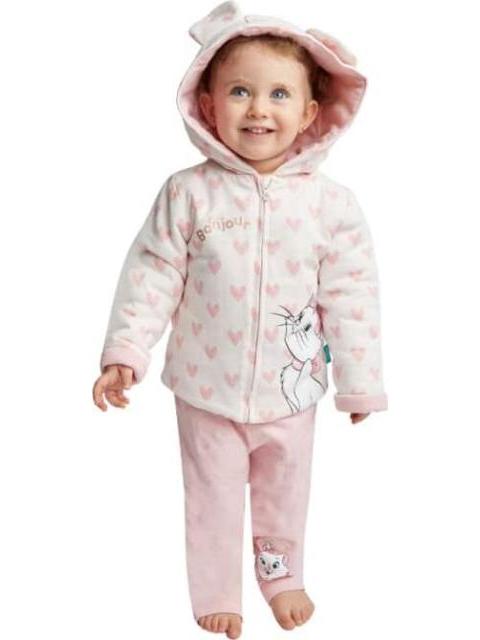 CONJUNTO TRAJE BEBA ROSA DISNEY BABY