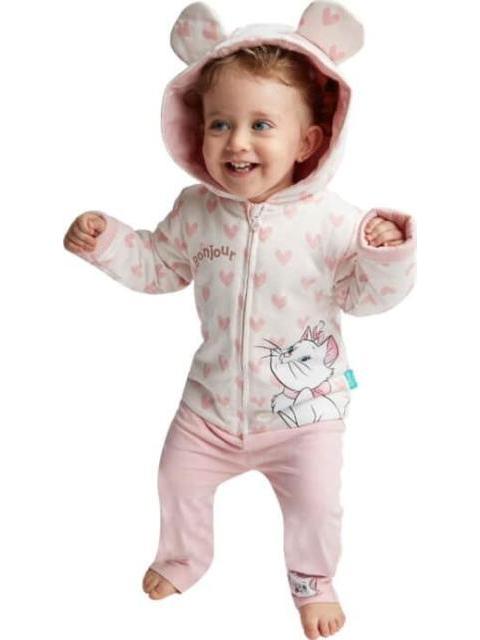CONJUNTO TRAJE BEBA ROSA DISNEY BABY