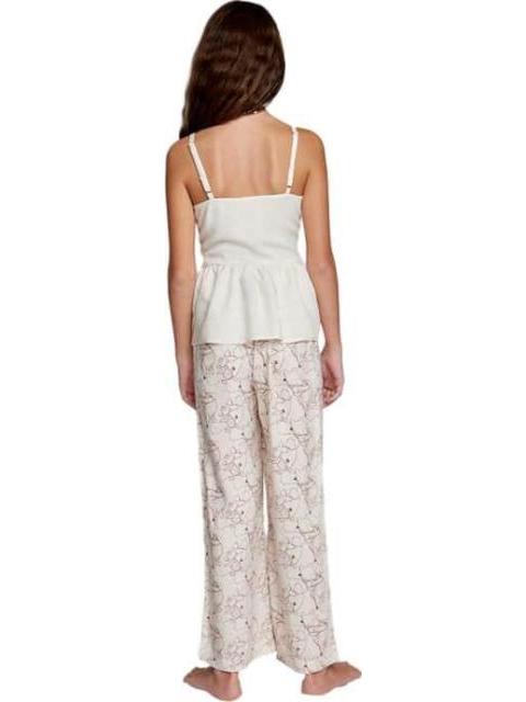 CONJUNTO TRAJE CONJUNTO 2 PZAS BLUSA Y PANTALON BEIGE WINNIE THE POOH