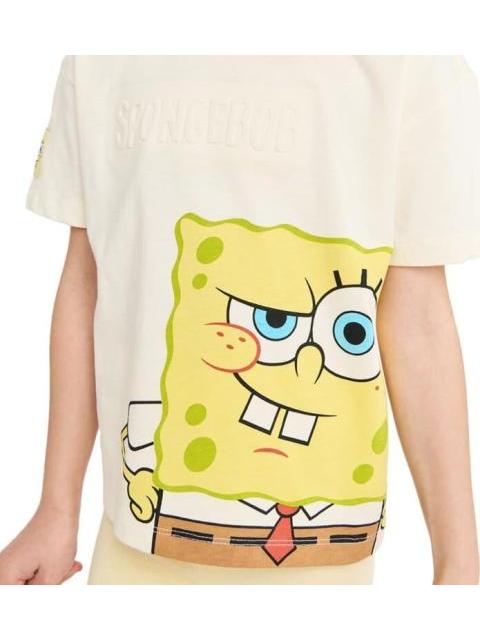 CONJUNTO TRAJE CONJUNTO 2 PZAS PLAYERA Y PANTALON BEIGE BOB ESPONJA