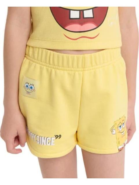 CONJUNTO TRAJE CONJUNTO 2 PZAS PLAYERA Y SHORT AMARILLO BOB ESPONJA