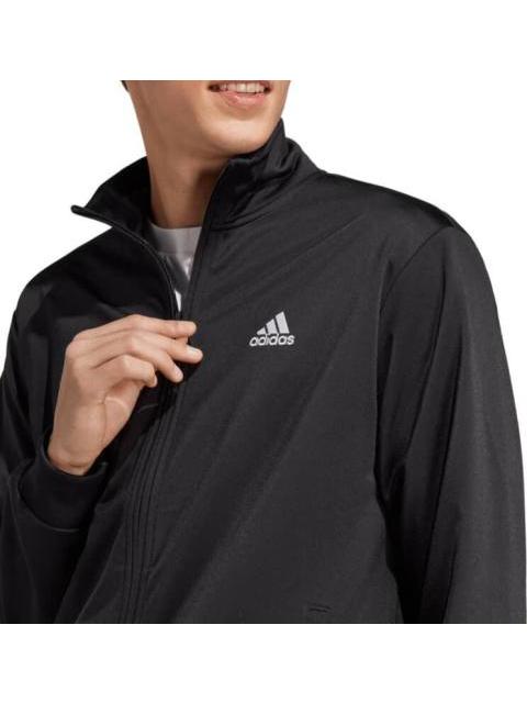 CONJUNTO TRICOT SUDADERA Y PANTS NEGRO ADIDAS
