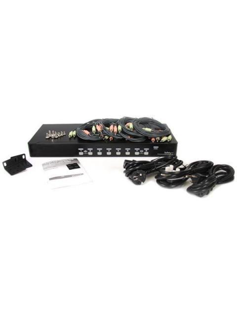 STARTECH  SWITCH KVM VGA-USB 8 PUERTOS AUDIO