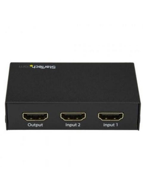 STARTECH  SWITCH CONMUTADOR HDMI DE 2 PUERTOS NEGRO