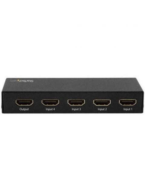 STARTECH  SWITCH CONMUTADOR AUTOMATICO HDMI DE 4 PUERTOS NEGRO