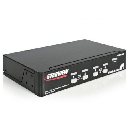 STARTECH  SWITCH KVM PROFESIONAL SV431USB USB-VGA 4 PUERTOS