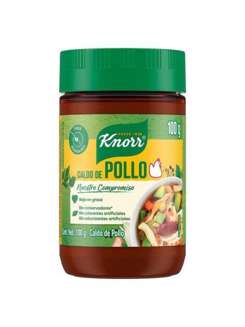 CONSOME DE POLLO KNORR SUIZA FRASCO 100 GRAMOS