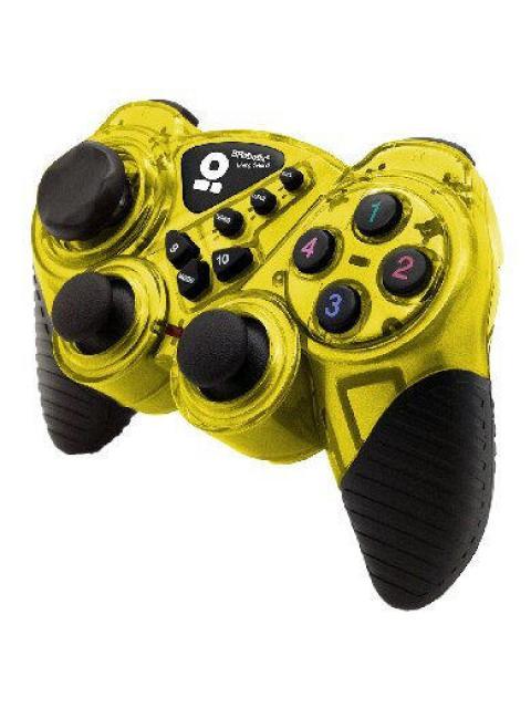BROBOTIX GAMEPAD RUMBLEPAD ALAMBRICO USB 2.0 AMARILLO