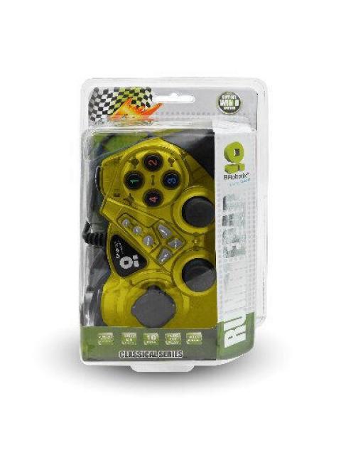 BROBOTIX GAMEPAD RUMBLEPAD ALAMBRICO USB 2.0 AMARILLO