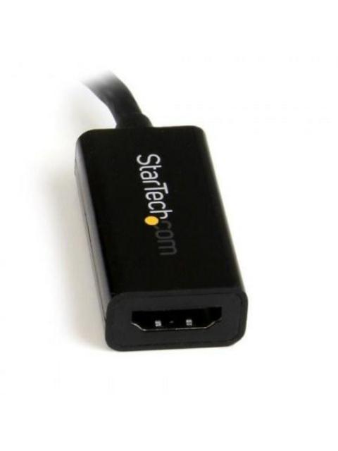 STARTECH  CONVERTIDOR DE VIDEO DISPLAYPORT MACHO - HDMI HEMBRA 15CM NEGRO