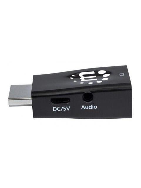 MANHATTAN CONVERTIDOR HDMI MACHO - VGA + 3.5MM HEMBRA NEGRO