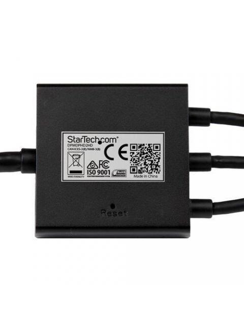 STARTECH  CONVERSOR HDMI DISPLAYPORT O MINI DISPLAYPORT - HDMI 2 METROS NEGRO