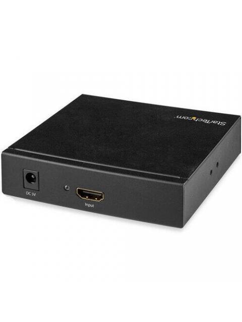 STARTECH  CONVERTIDOR DE VIDEO HDMI - RCA CON AUDIO NEGRO