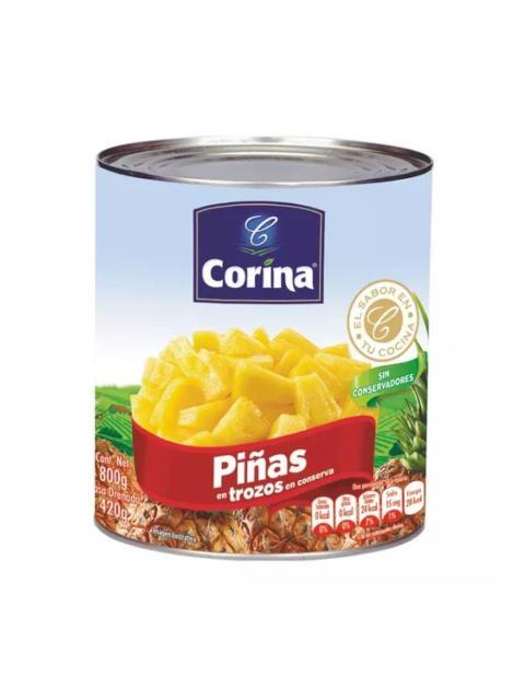 CORINA PIÑA TROZOS 800 GR