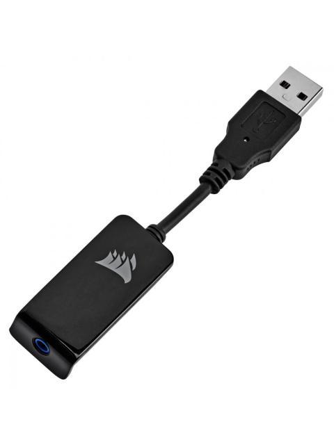CORSAIR AUDIFONOS GAMER HS55 SURROUND 7.1 ALAMBRICO 1.8 METROS 3.5MM-USB BLANCO