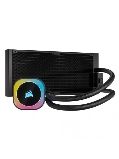 CORSAIR ICUE LINK H115I RGB AIO ENFRIAMIENTO LIQUIDO PARA CPU 2X 140MM HASTA 2000RPM NEGRO