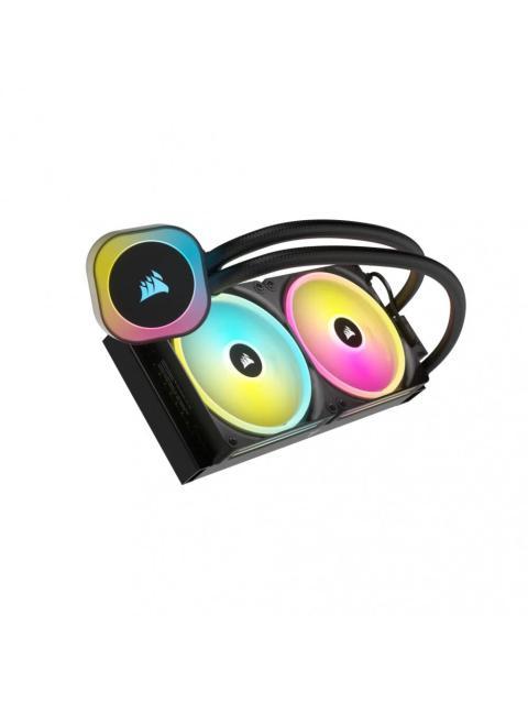 CORSAIR ICUE LINK H115I RGB AIO ENFRIAMIENTO LIQUIDO PARA CPU 2X 140MM HASTA 2000RPM NEGRO