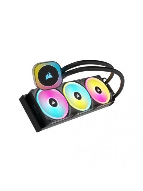 CORSAIR ICUE LINK H150I RGB AIO ENFRIAMIENTO LIQUIDO PARA CPU 3X 120MM HASTA 2400RPM NEGRO
