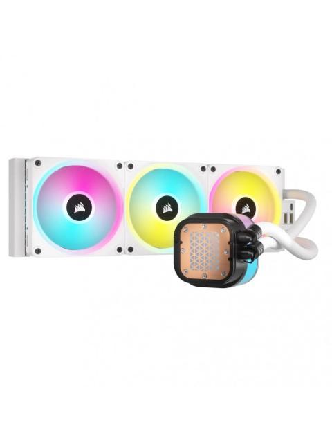 CORSAIR ICUE LINK H150I RGB ENFRIAMIENTO LIQUIDO PARA CPU 3X 120MM HASTA 2400RPM BLANCO