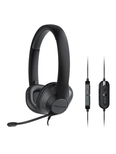 CREATIVE LABS AUDIFONOS CON MICROFONO HS-720 V2 ALAMBRICO USB NEGRO