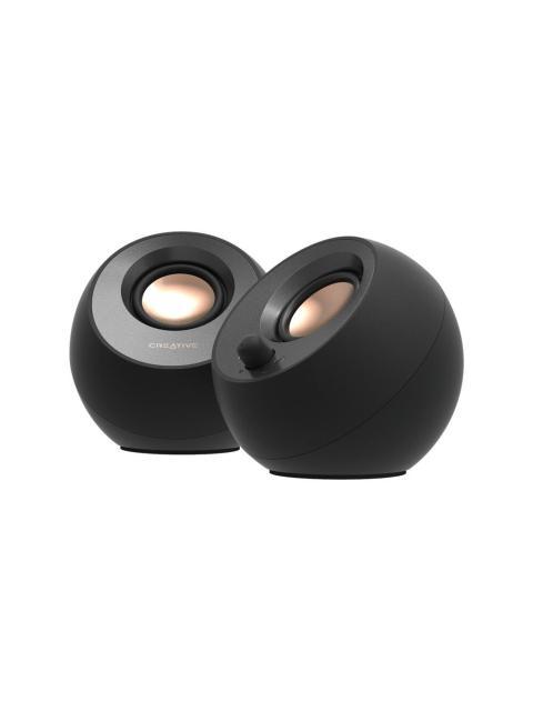 CREATIVE LABS BOCINA PARA COMPUTADORA PEBBLE V3 ALAMBRICO-INALAMBRICO 2.0 8W RMS 2 PIEZAS