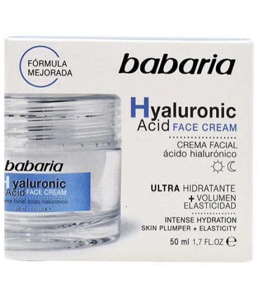 CREMA FACIAL ACIDO HIALURONICO 50 ML BABARIA