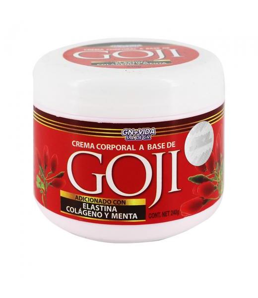 CREMA GOJI CORPORAL C ELASTINA COLAGENO Y MENTA 240 GR GN+VIDA