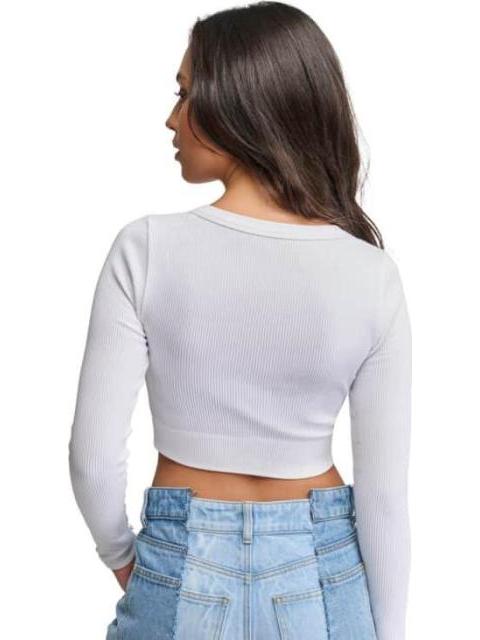 CROP TOP BLANCO HOLLY LAND