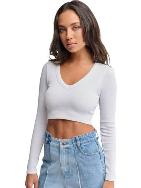 CROP TOP BLANCO HOLLY LAND