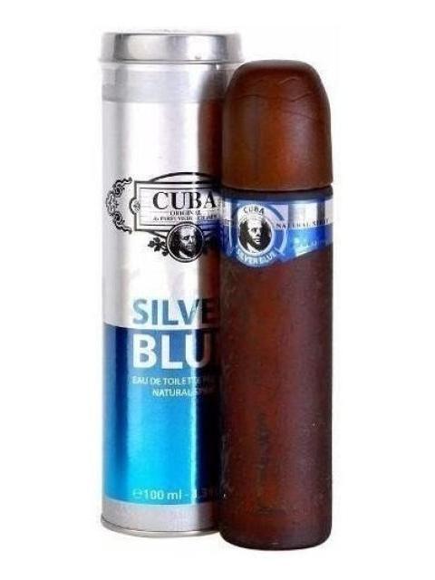 CUBA SILVER BLUE 100ML EDT SPRAY PARA HOMBRE