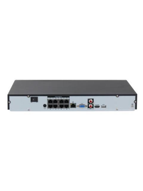 DAHUA NVR DE 8 CANALES NVR2208-8P-I2 PARA 2 DISCOS DUROS MAX. 20TB 2 X USB 2.0 1 X RJ-45