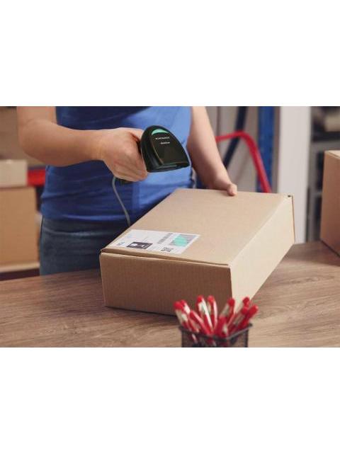 DATALOGIC QD2220 LECTOR DE CODIGO DE BARRAS LASER 1D - INCLUYE CABLE USB Y BASE