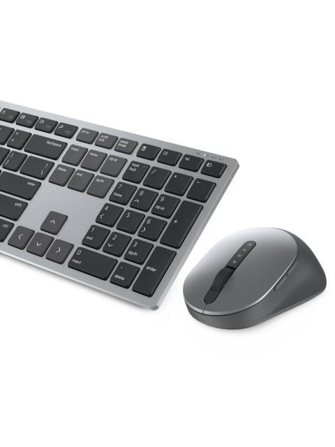 DELL KIT TECLADO Y MOUSE PREMIER KM7321W INGLES 580AJIX. COLOR GRIS TITAN USB INALAMBRICO BLUETOOTH-RF MOUSE OPTICO 4000 DPI 7 BOTON RUEDA DE D