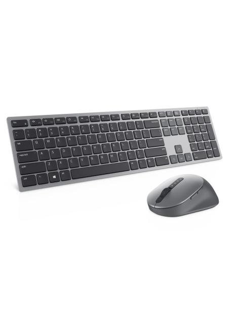 DELL KIT TECLADO Y MOUSE PREMIER KM7321W INGLES 580AJIX. COLOR GRIS TITAN USB INALAMBRICO BLUETOOTH-RF MOUSE OPTICO 4000 DPI 7 BOTON RUEDA DE D