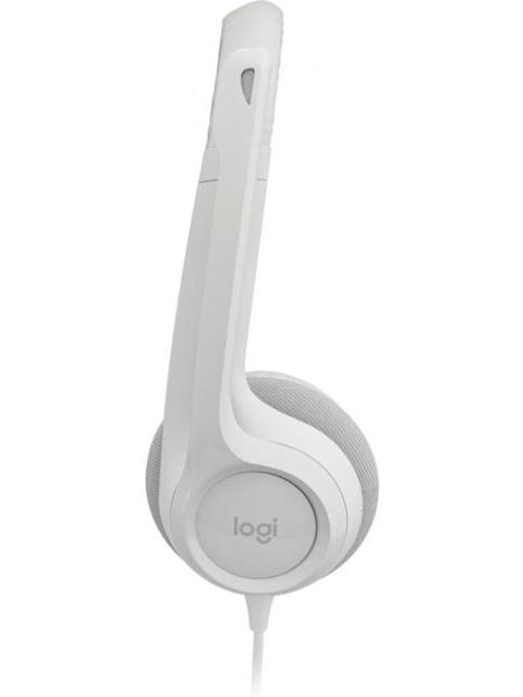 LOGITECH AUDIFONOS CON MICROFONO H390 ALAMBRICO 1.9 METROS USB BLANCO
