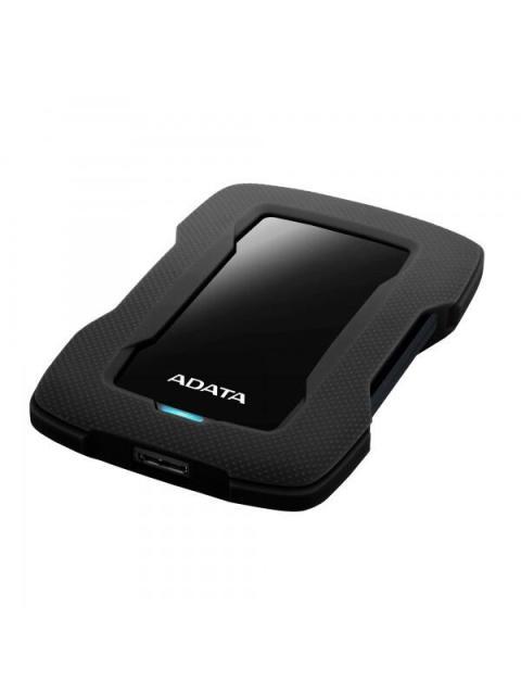 DISCO DURO EXTERNO ADATA 5TB USB 3.2 (RETROCOMPATIBLE CON 3.0 Y 2.0). CARCASA DE SILICONA QUE ABSORBE IMPACTOS. NEGRO. AHD3305TU31CBK