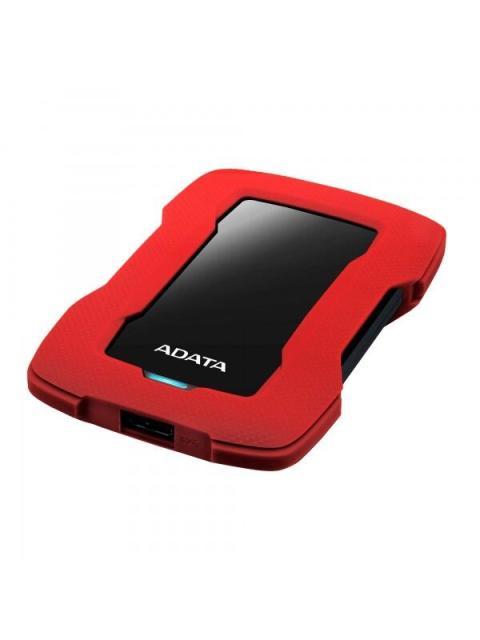 DISCO DURO EXTERNO ADATA HD330 2.5 1TB USB 3.1 ROJO-NEGRO A PRUEBA DE GOLPES - PARA MAC-PC