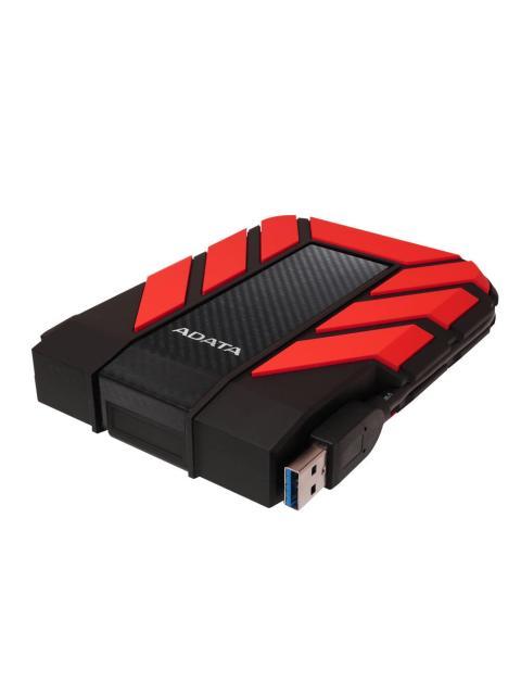 DISCO DURO EXTERNO ADATA HD710 PRO 2.5 1TB USB 3.0 NEGRO-ROJO A PRUEBA DE AGUA Y GOLPES - PARA MAC-PC