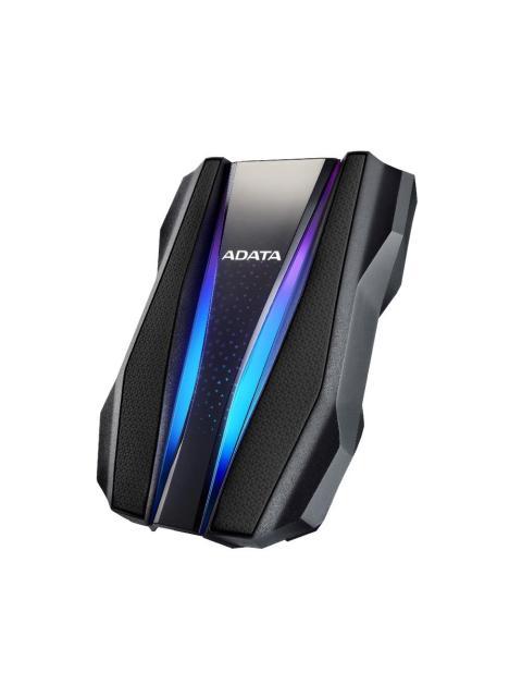 DISCO DURO EXTERNO ADATA HD770G RGB 2.5 2TB USB NEGRO A PRUEBA DE AGUA POLVO Y GOLPES
