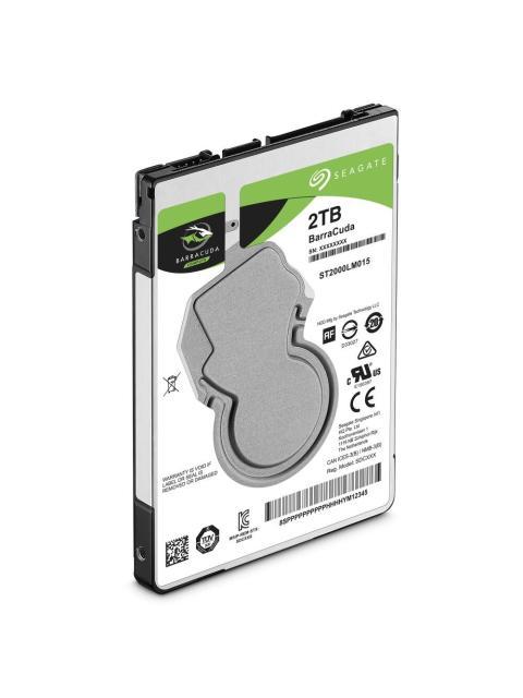 DISCO DURO PARA LAPTOP SEAGATE BARRACUDA 2.5 2TB SATA III 5400RPM 128MB CACHE