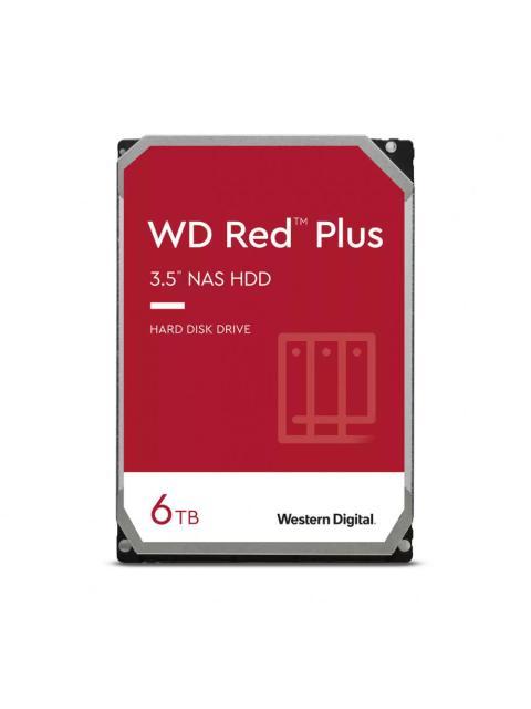 DISCO DURO PARA NAS 2GIG WD RED PLUS 6TB 3.5 6TB SATA III 6 GBIT-S 5400RPM 256MB CACHE