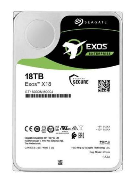 DISCO DURO PARA NAS SEAGATE EXOS ENTERPRISE 3.5 18TB SATA III 6GBIT-S 7200 RPM 256MB CACHE