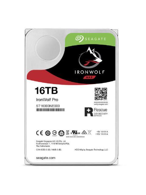 DISCO DURO PARA NAS SEAGATE IRONWOLF PRO 3.5 DE 1 A BAHIAS ILIMITADAS 16TB SATA III 6GBIT-S 7200RPM 256MB CACHE
