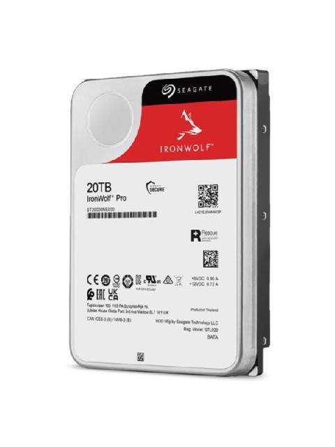 DISCO DURO PARA NAS SEAGATE IRONWOLF PRO 3.5 DE 1 A BAHIAS ILIMITADAS 20TB SATA III 6GBIT-S 7200RPM 256MB CACHE