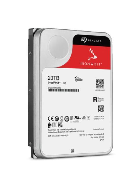 DISCO DURO PARA NAS SEAGATE IRONWOLF PRO 3.5 DE 1 A BAHIAS ILIMITADAS 20TB SATA III 6GBIT-S 7200RPM 256MB CACHE