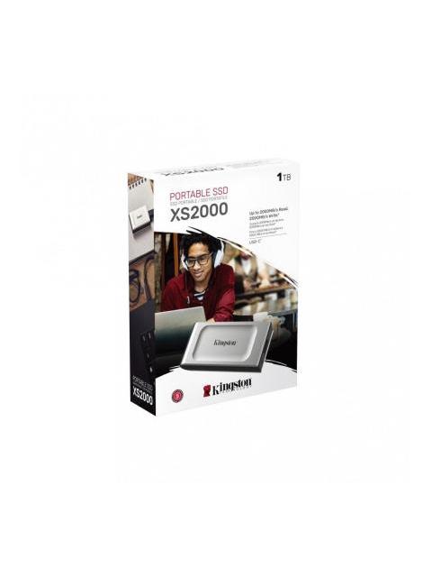 DISCO SOLIDO SSD EXTERNO KINGSTON SXS2000 1000G 1TB GRIS