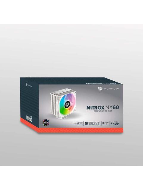 DISIPADOR BALAM RUSH NITROX NX60 VELOCIDAD 6001800 RPM FLUJO DE AIRE 73.6 CFM