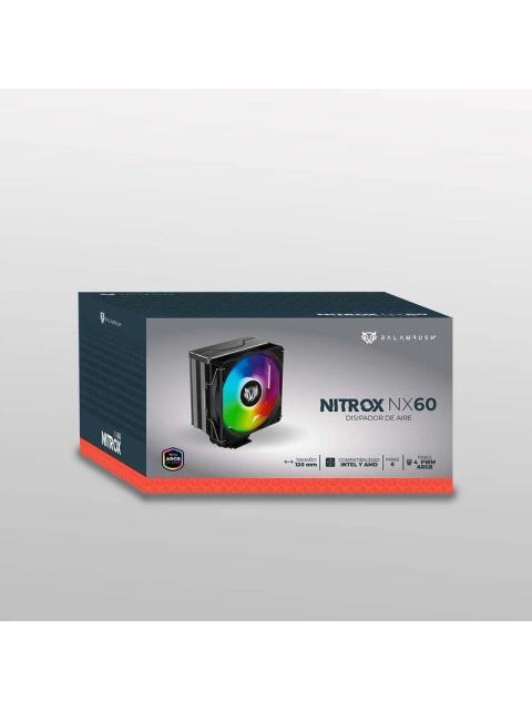 DISIPADOR CPU BALAM RUSH NITROX NX60 120MM 600 - 1800RPM NEGRO