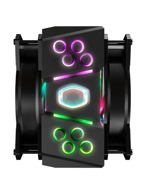 DISIPADOR CPU COOLER MASTER MASTERAIR MA410M 2 X 120MM 650 - 1800RPM NEGRO